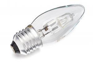 Halogen Candle Bulb with es Large Screw Base